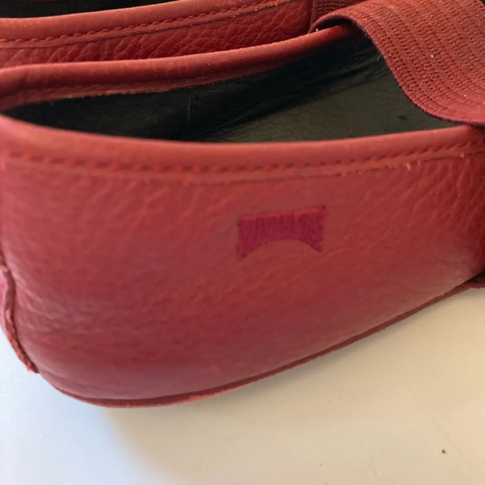 Camper Nina Red Leather Mary Janes Girl’s Size 32 - Picture 4 of 6